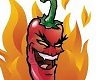 Flaming Chili Pepper