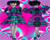 (LA)-Plaid Dolly Dress