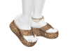Cheetah Sandals + Anklet