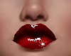 Dark Red Lips w Gloss
