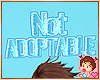 !✿ Not Adoptable Sign