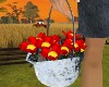 Rustic Pot Flower Basket