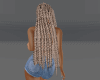 braided hair - blonde
