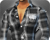 [S38S]Plaid Muscle Shirt