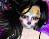 Rainbow Skull Makeup