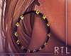 R|Spiked Gloden|Earrings
