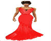ROYAL ELEGANCE RED GOWN