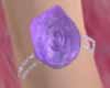 Purple  Flower Bracelet