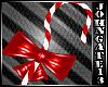 Santa Red Bow Candy Cane