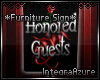 Honored Guests Sign