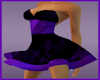 P0SH Purple Silk Dress