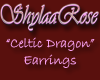 Celtic Dragon Earrings