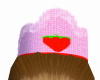 pink strawberry cap