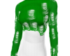 Torn green jumper