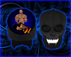 Blue Skull Chair