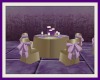 ~Cream&Purple Table Set~