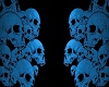 Blue Skull Rug
