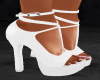 Lola White Heels