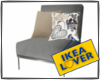 ikea beige/grey chair