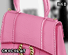 CH. Lace Up Pink Bag!