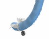 Ice Blue Cat Tail W/Bell