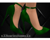 BL Green Christmas Heels