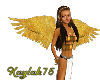 Gold Filigree Wings