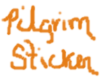 Pilgrim sticker