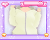 Knitted Hoodie - Yellow