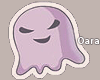 R. Ghost sticker - Lilac