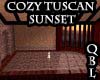 Cozy Tuscan Sunset