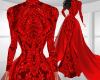 Bright Red Pageant Gown