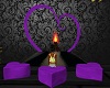 Purple Heart Fireplace