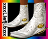 [L[ White Gold Boots