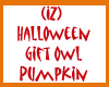 (IZ) Gift Owl Pumpkin