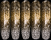 Gold Sparkle Sally Nails