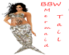 BBW Silver Mermaid Tail