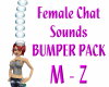BUMPER FEMALE CHAT M - Z