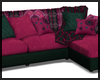 Pink/Green Boho Sofa 2 ~
