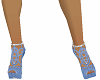 blue denim heels