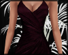Wine Fishtail Gown