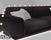 Black Couch w/ Lights