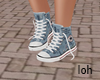 ♥ Blue denim sneakers