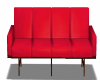Red Vinyl Couch