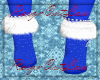 Blue Christmas Boots