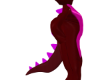 pink and red dino onsie