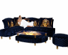 Egyptian Royal Blue Sofa
