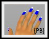 {PB} New Blue nails