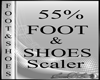 Lu)55% FOOT-SHOES SCALER