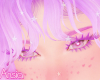 prisca + purple lashes
